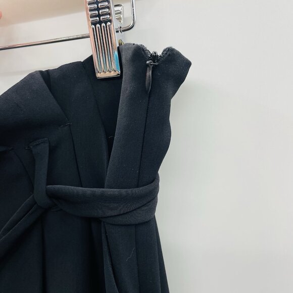 RACHEL Rachel Roy Womens Size 12 Paper Bag Tapered Pants with Belt in Black $99 - Picture 6 of 10